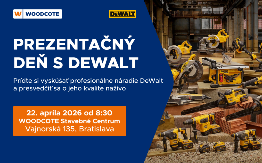 Prezentačný deň s DeWalt v Bratislave